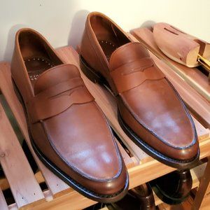 Tan Brooks Brothers Goodyear Welted Loafers (Made in America)